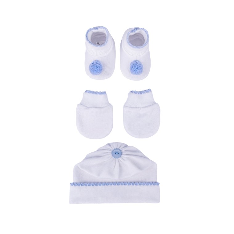 Cópia de Branco com Azul Pompom