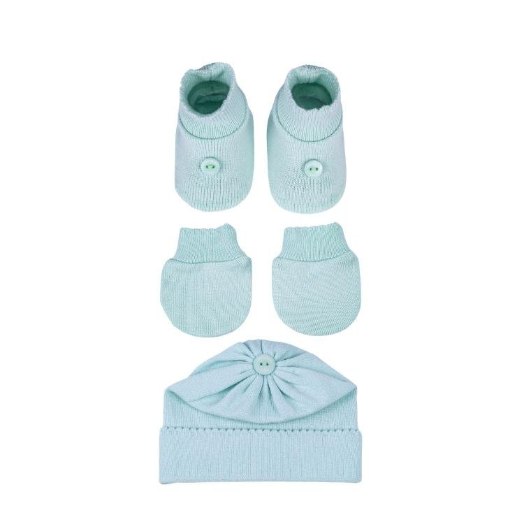 Cópia de Kit 3 P. Verde Liso Botão