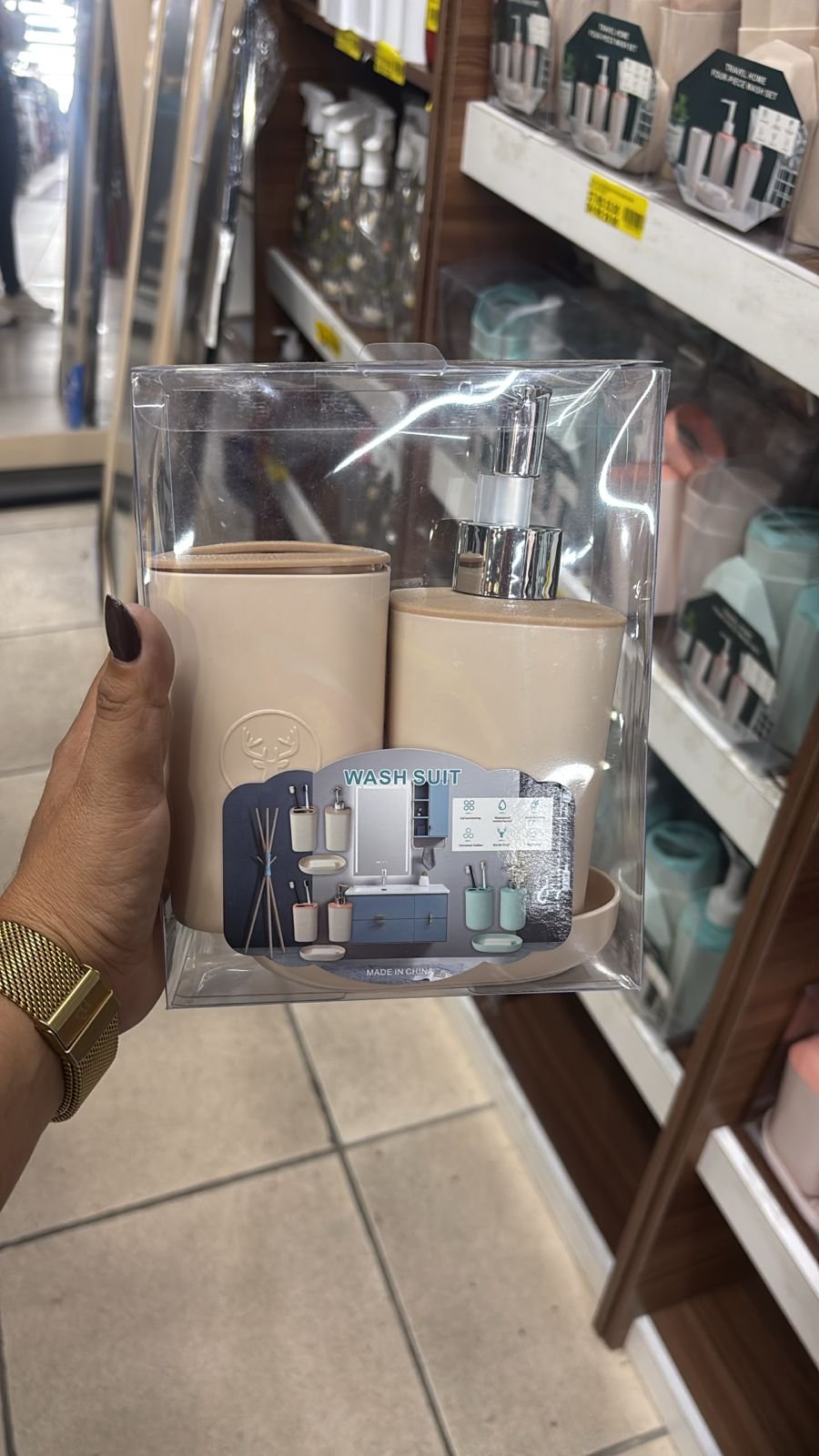 Kit utensílio banheiro 36,90